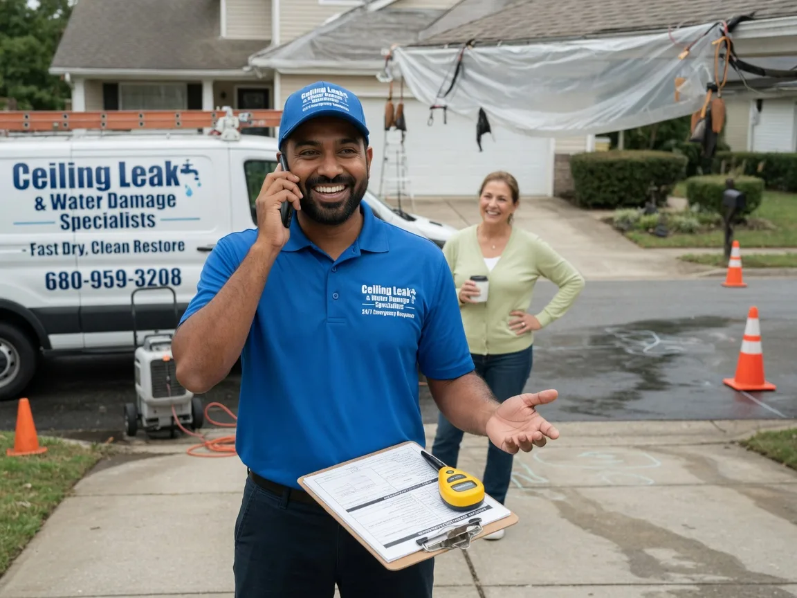 Ceiling Leak Cleanup Mineral Point, PA FAQs